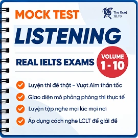 Bộ đề Mock Test IELTS Listening Vol 1–10 – Real IELTS Exams