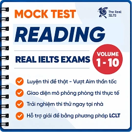 Bộ đề Mock Test IELTS Reading Vol 1–10 – Real IELTS Exams