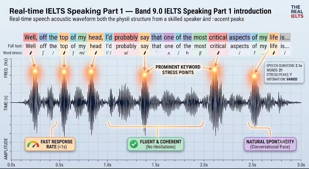 cách nhấn nhá ngữ điệu ielts speaking part 1 the real ielts