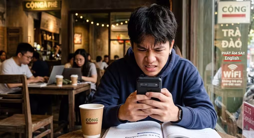 bay tam ly khi hoc tieng anh qua app ai chấm diem
