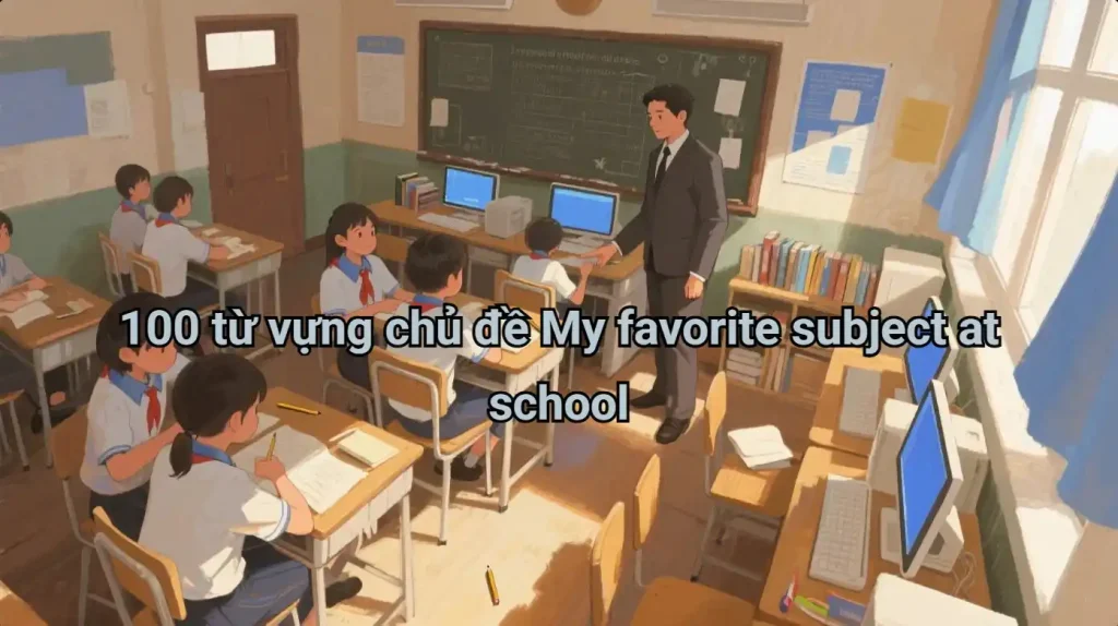 The Real IELTS Luyện thi IELTS Online 100 từ vựng chủ đề My favorite subject at school 100-tu-vung-my-favorite-subject-at-school