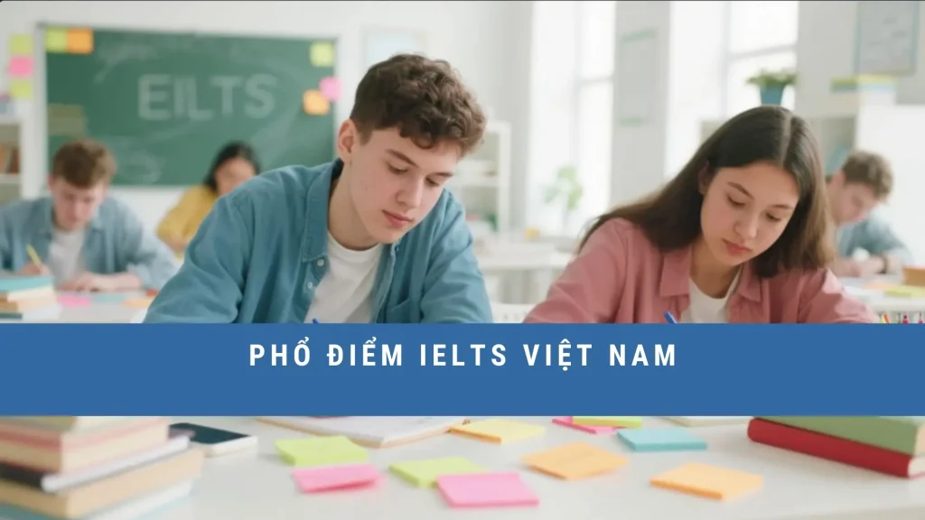 The Real IELTS Luyện thi IELTS Online Phổ điểm IELTS Việt Nam pho-diem-ielts-viet-nam