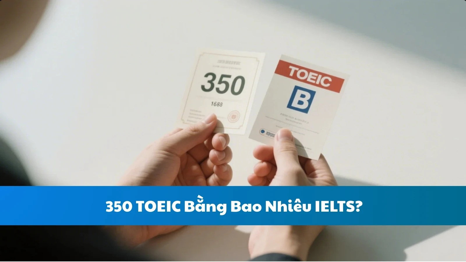 350 TOEIC Bằng Bao Nhiêu IELTS?