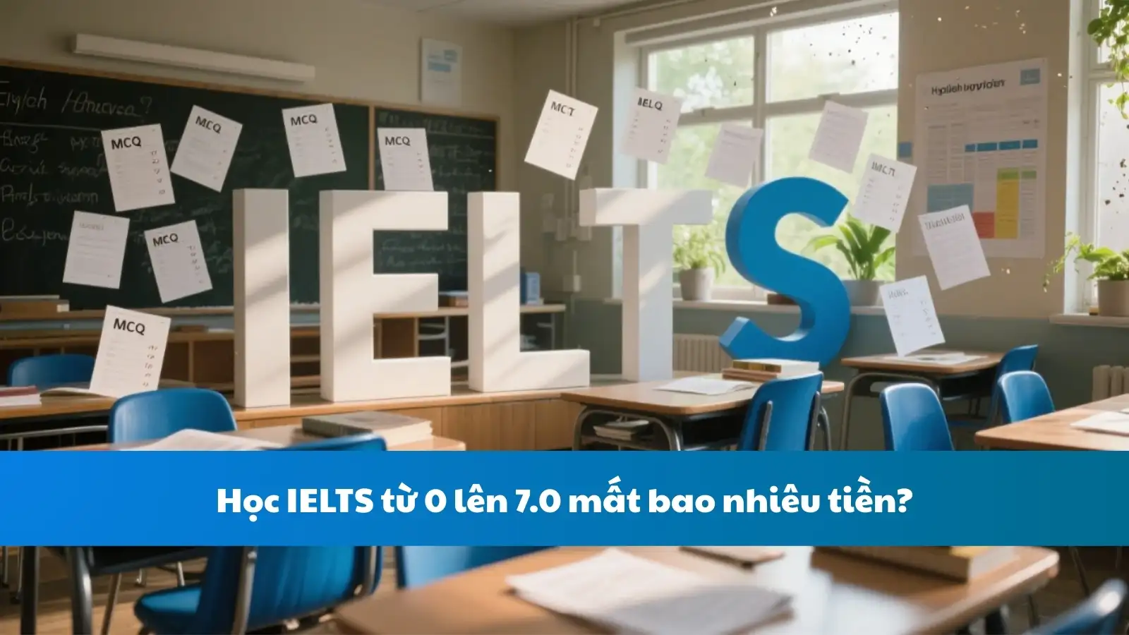 Học IELTS từ 0 lên 7.0 mất bao nhiêu tiền?