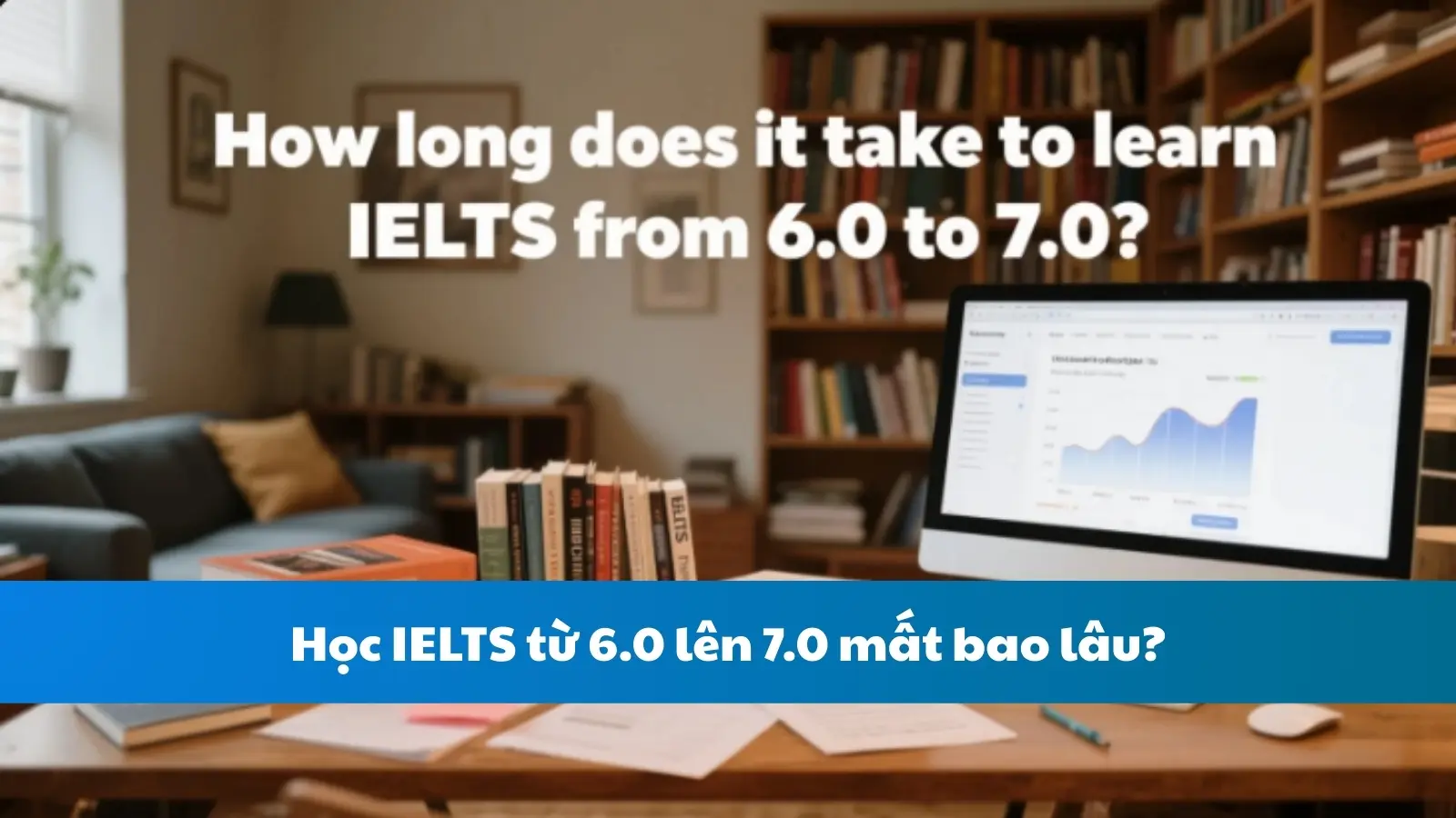 Học IELTS từ 6.0 lên 7.0 mất bao lâu?