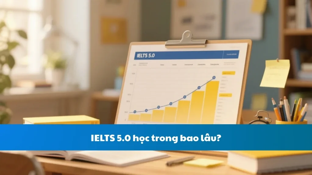 IELTS 5.0 học trong bao lâu?