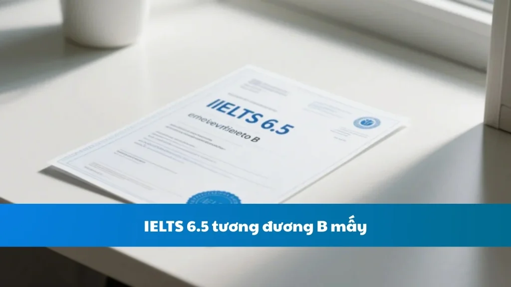 IELTS 6.5 tương đương B mấy