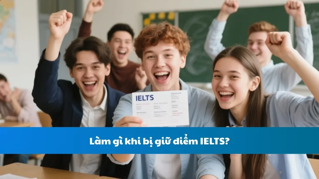 Làm gì khi bị giữ điểm IELTS?