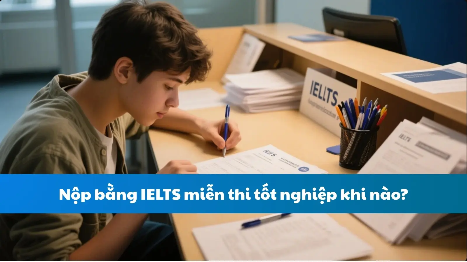 Nộp bằng IELTS miễn thi tốt nghiệp khi nào?