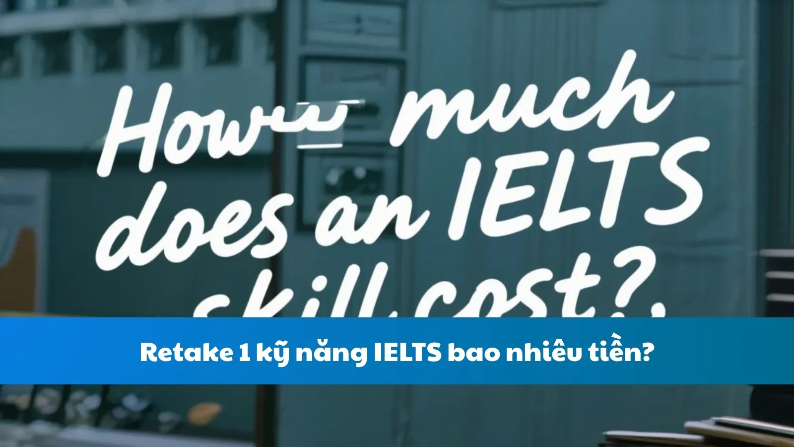 Retake 1 kỹ năng IELTS bao nhiêu tiền?
