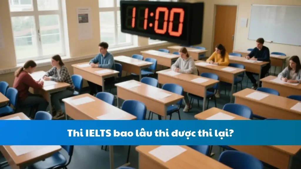 Thi IELTS bao lâu thi được thi lại?