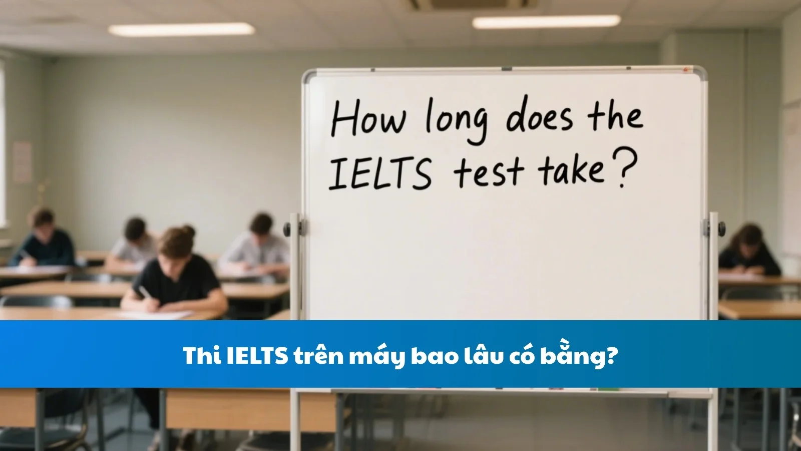 Thi IELTS trên máy bao lâu có bằng?