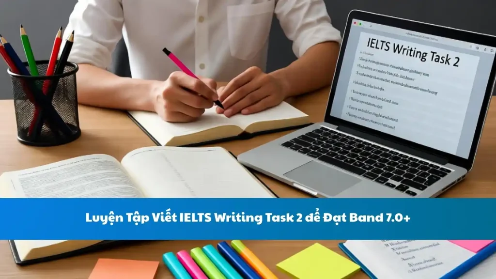 Luyện Tập Viết IELTS Writing Task 2 để Đạt Band 7.0+