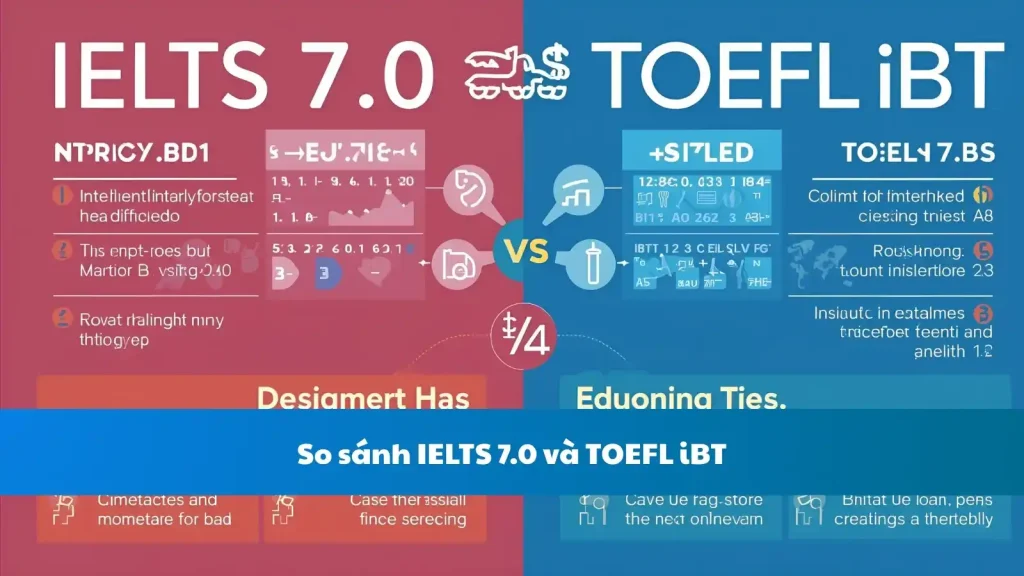 So sánh IELTS 7.0 và TOEFL iBT