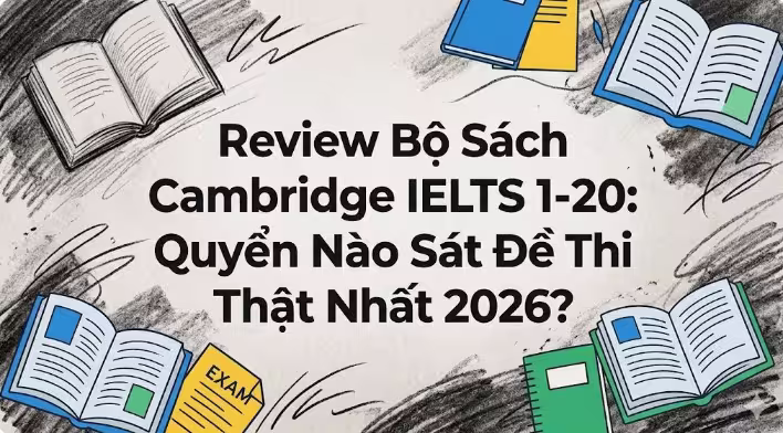 Review Bộ Sách Cambridge IELTS 1-20: Quyển Nào Sát Đề Thi Thật Nhất 2026?