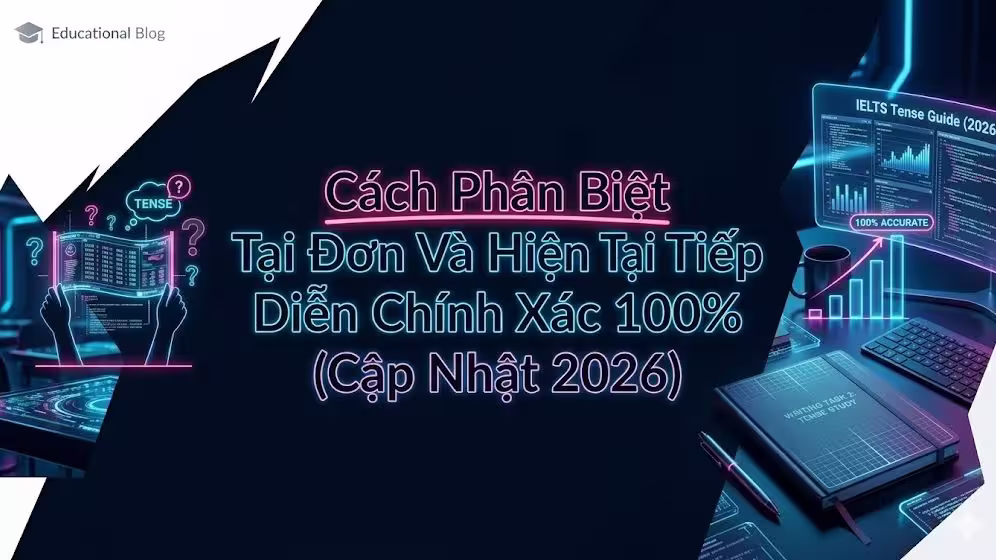 Cách Phân Biệt Hiện Tại Đơn Và Hiện Tại Tiếp Diễn Chính Xác 100% (Cập Nhật 2026)