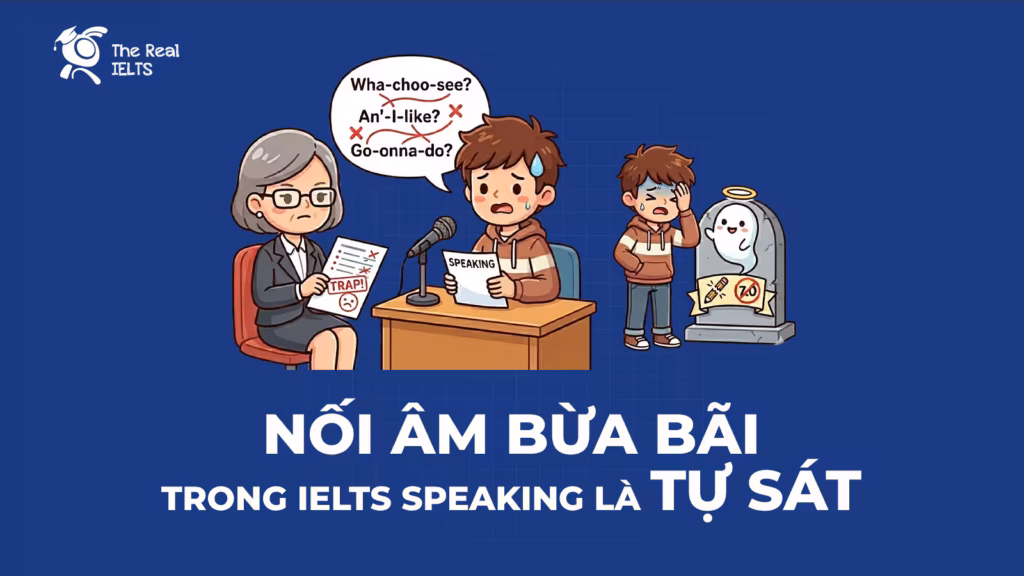 Nối âm bừa bãi trong IELTS Speaking là tự sát – Quy luật Dynamic Chunking quyết định điểm số [Bí kíp cứu band độc quyền]