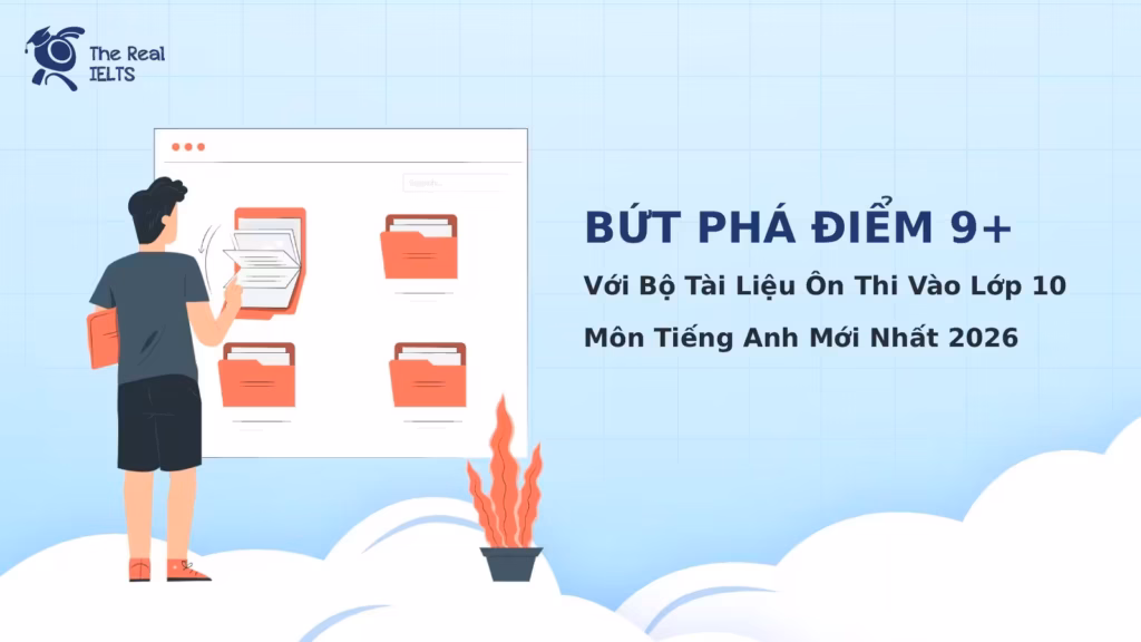 Bứt Phá Điểm 9+ Với Bộ Tài Liệu Ôn Thi Vào Lớp 10 Môn Tiếng Anh Mới Nhất 2026