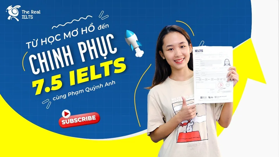 Ảnh bìa video giới thiệu khoá học tại The Real IELTS